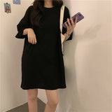 【11色展開】オーバーシンプルロングトップス