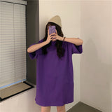 【11色展開】オーバーシンプルロングトップス