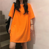 【11色展開】オーバーシンプルロングトップス