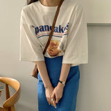 パンケーキプリントTシャツ