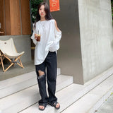 ショルダーカットロンT