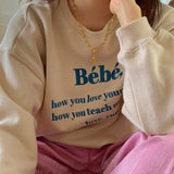 刺繍ロゴスウェット