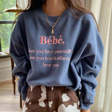 刺繍ロゴスウェット