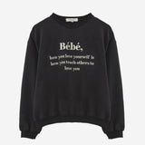 刺繍ロゴスウェット