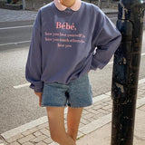 刺繍ロゴスウェット