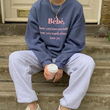 刺繍ロゴスウェット