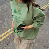 刺繍ロゴスウェット