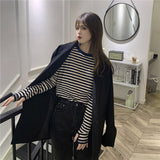 レトロボーダーカットソー