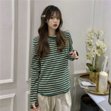 レトロボーダーカットソー