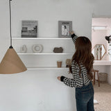 ギンガムチェックカーディガン