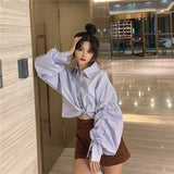 ギャザースリーブブラウス