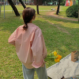 シンプルオーバーシャツ