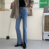 フロントスリットデニム