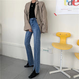 フロントスリットデニム