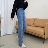 フロントスリットデニム