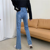 フロントスリットデニム