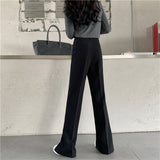 フロントスリットストレッチパンツ