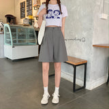 ハイウエストハーフパンツ