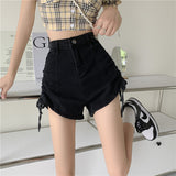 サイドドロストショートデニム