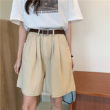 2wayハイウエストAラインハーフパンツ