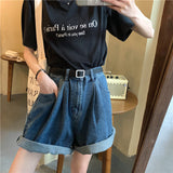 2wayハイウエストAラインハーフパンツ