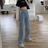 ハイウエストワイドデニム