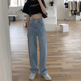 ハイウエストワイドデニム