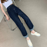 ストレートデニムパンツ