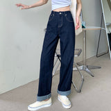 ストレートデニムパンツ