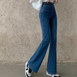 ブルーカラーフレアデニム