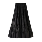 ティアードロングスカート