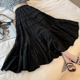 ティアードロングスカート