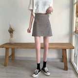 ギンガムチェックAラインスカート