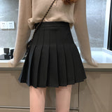 ウールライクプリーツミニスカート