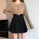 ウェストデザインミニスカート