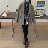 チェックオーバージャケット