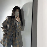 レトロチェックジャケット