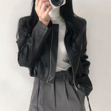 エコレザーショートジャケット