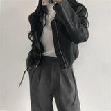 エコレザーショートジャケット