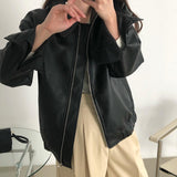 シンプルレザージャケット