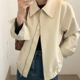 シンプルレザージャケット