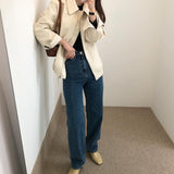 シンプルレザージャケット