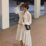 アシメシャツワンピ