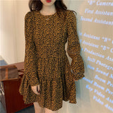 小花柄ミニワンピース