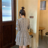 小花柄ミニワンピース