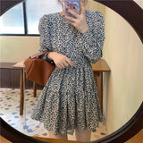 小花柄ミニワンピース