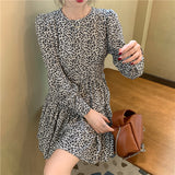 小花柄ミニワンピース