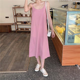 シンプルキャミワンピース