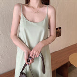 シンプルキャミワンピース