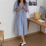 ピンタックシャツワンピース